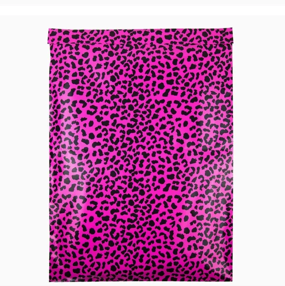 8 XL 16x22 " XXL Poly Mailers Hot Pink Cheetah - Picture 4 of 8